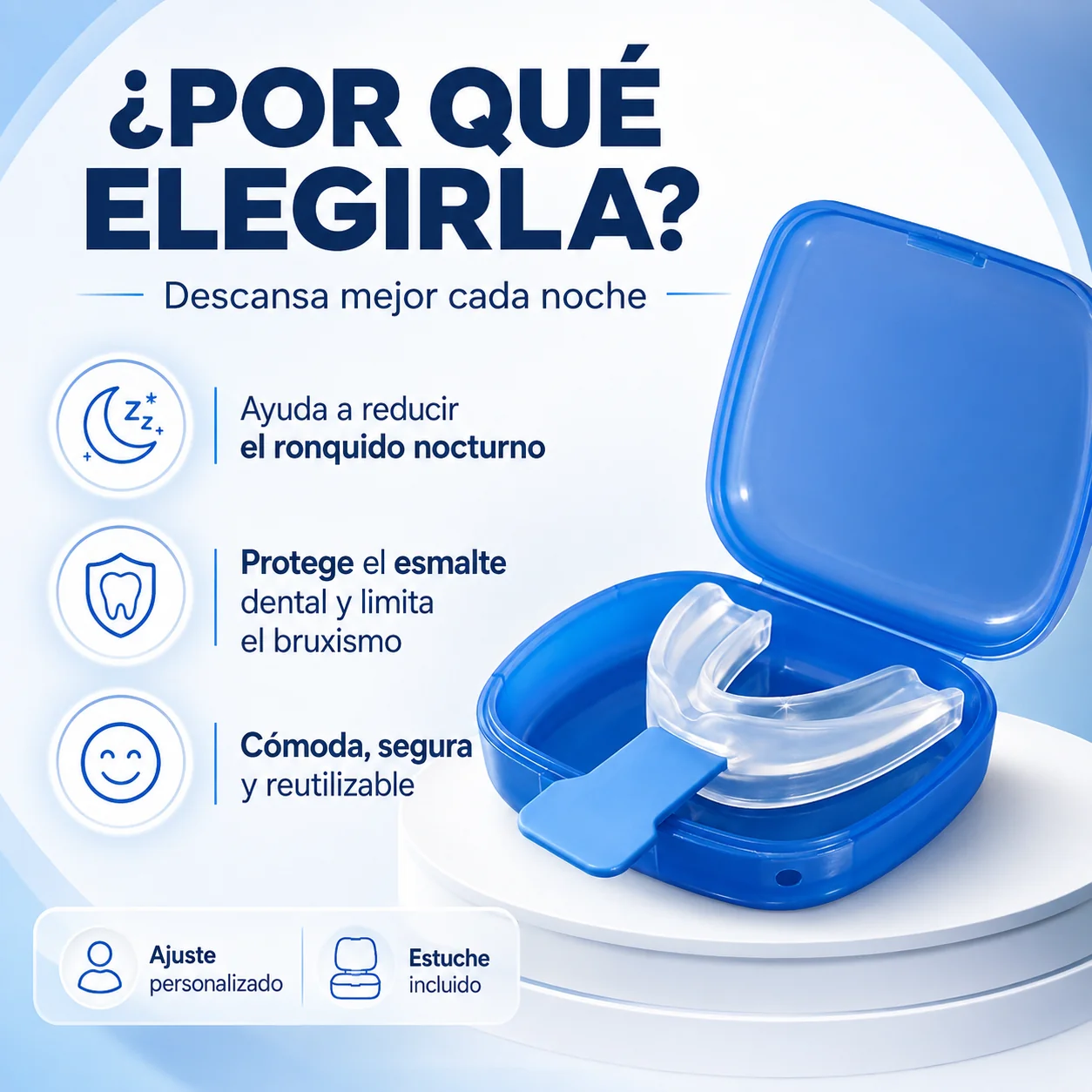Dile Adiós a los Ronquidos | Placa Anti Ronquidos y Bruxismo