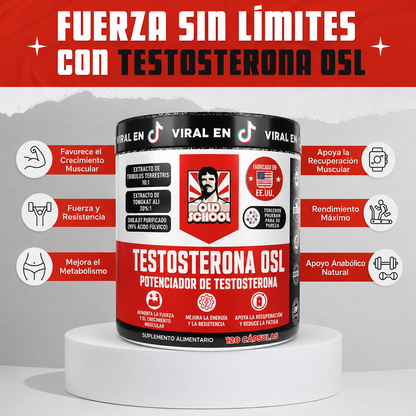 Suplemento Turkesterona Old School 120 Caps