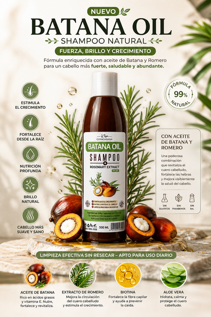 Shampoo Batana Crecimiento | Renace tu Cabello.