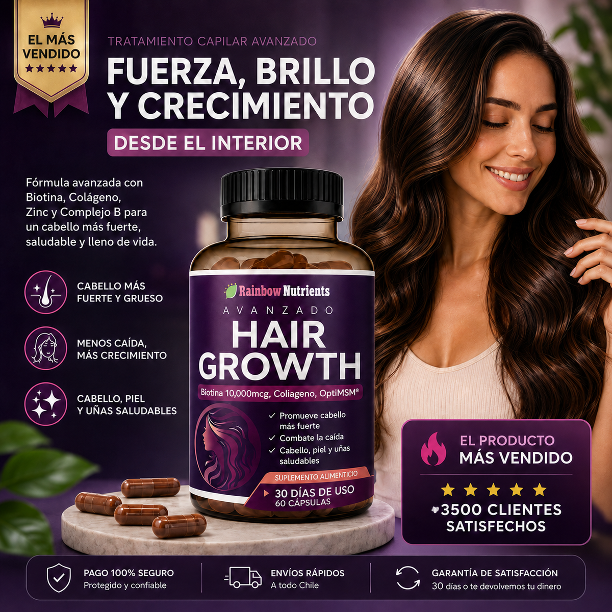 HAIR GROWTH – FUERZA, DENSIDAD Y CRECIMIENTO CAPILAR