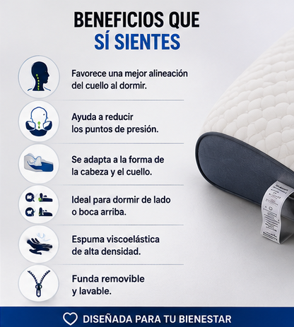 Almohada Cervical Ergonomica | DESPIERTA RENOVADO CADA MAÑANA