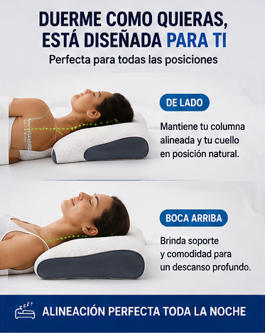 Almohada Cervical Ergonomica | DESPIERTA RENOVADO CADA MAÑANA