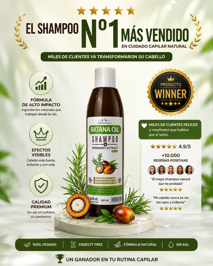 Shampoo Batana Crecimiento | Renace tu Cabello.